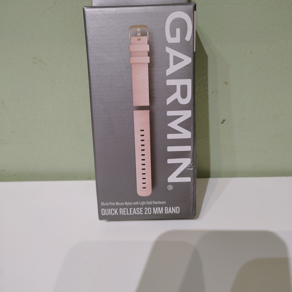 NIB New Garmin Blush Pink Watch Band Replacement Quick Release Bounce 20 mm Girl